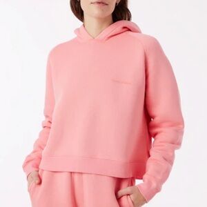 Outdoor Voices pink Nimbus Cropped Hoodie NWT